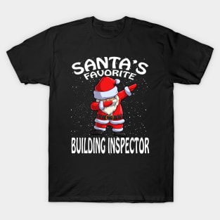 Santas Favorite Building Inspector Christmas T-Shirt